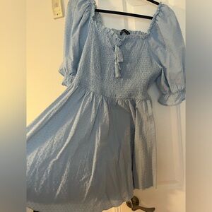 light blue doll style Dress